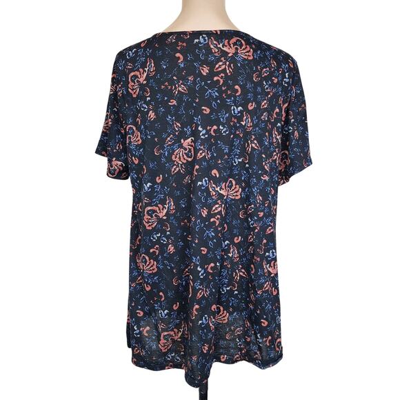 Vintage Lace Up XL Boho Top - Picture 2 of 5